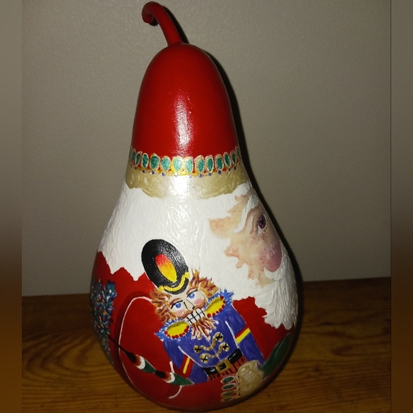 Beautiful decorative Christmas gourd - Picture 2 of 5